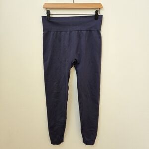 Knix High Waisted Leggings Size Large Navy Activewear Lounge Athleisure